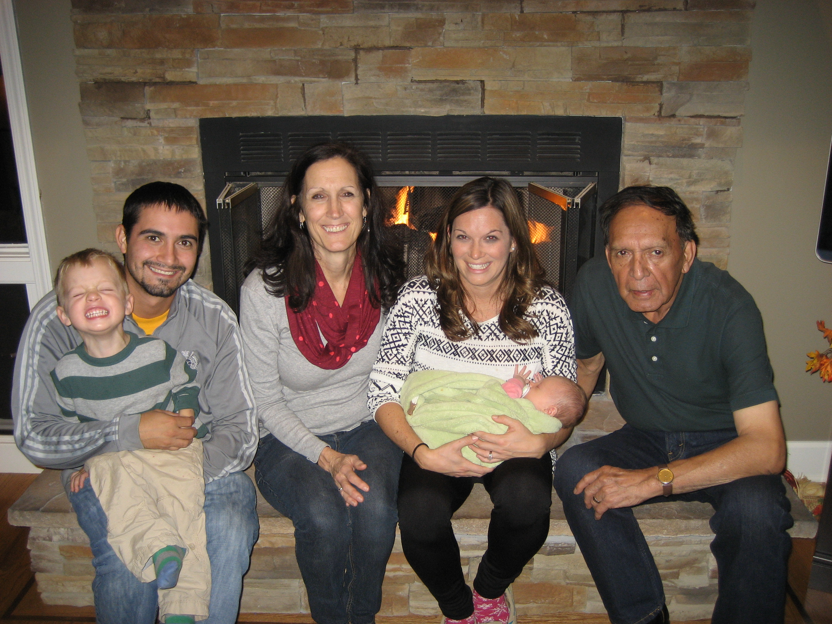 Ruth with family